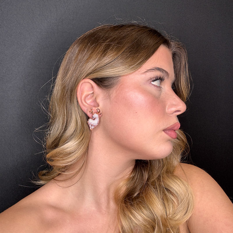 Palestro Milano Orecchini Renne di pavè