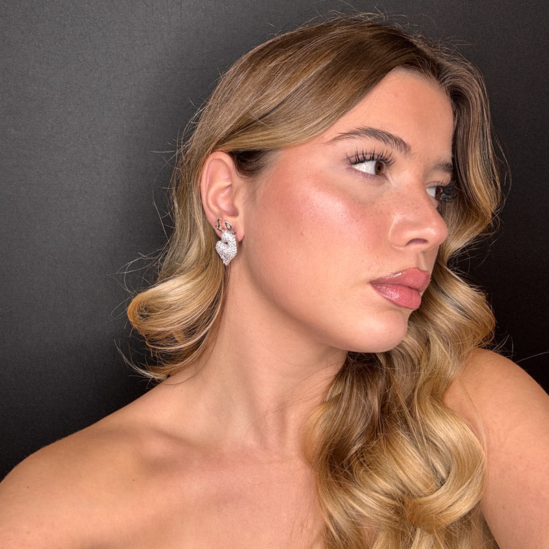 Palestro Milano Orecchini Renne di pavè