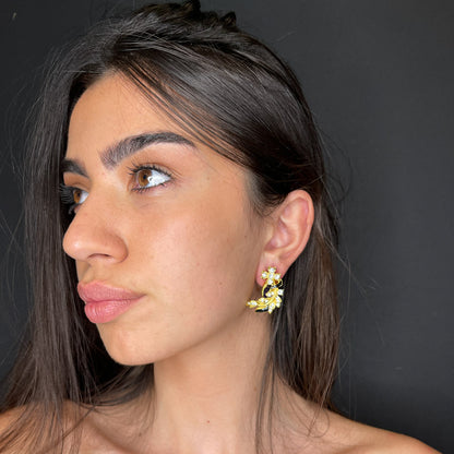 Palestro Milano Orecchini Retrò Black