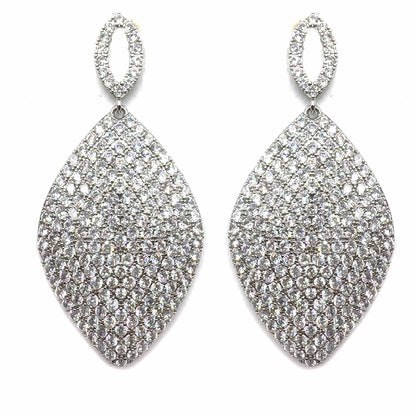 Palestro Milano Orecchini Rombo di pavè