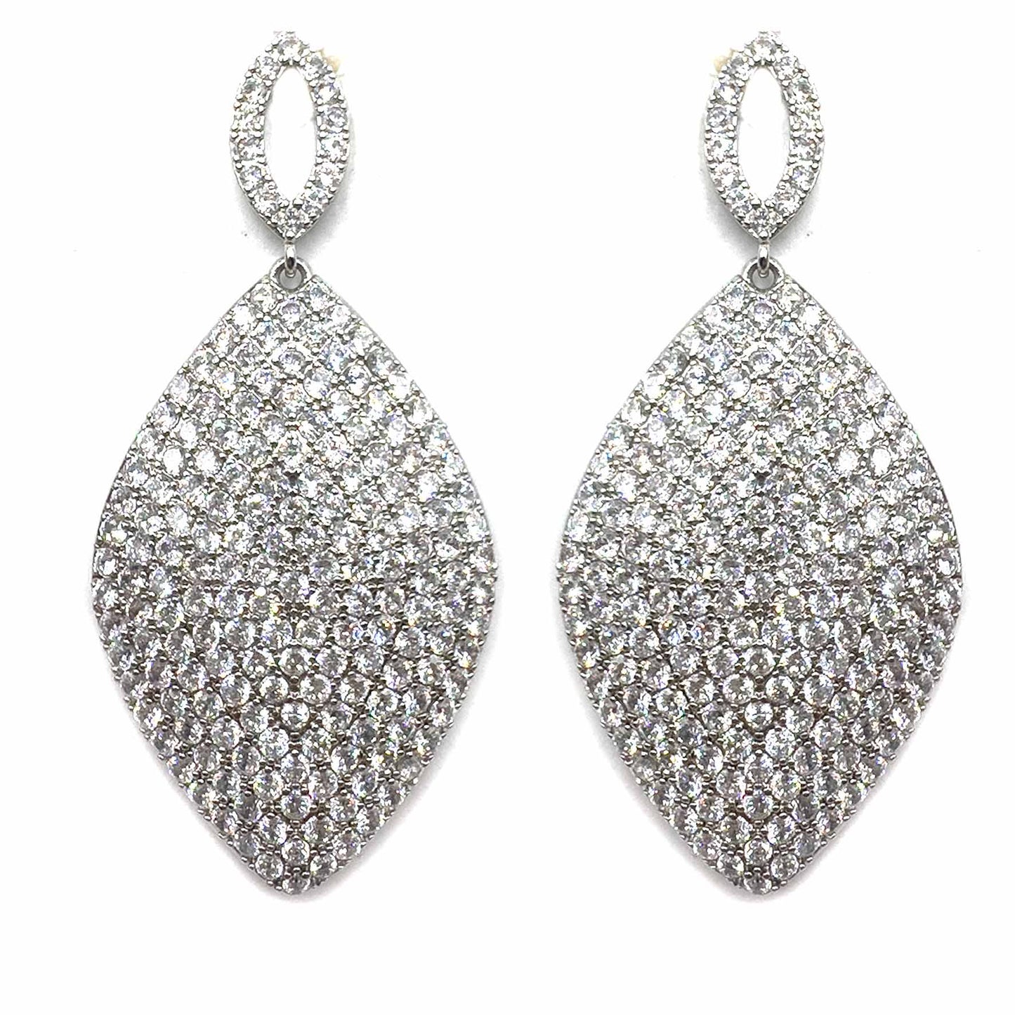 Palestro Milano Orecchini Rombo di pavè