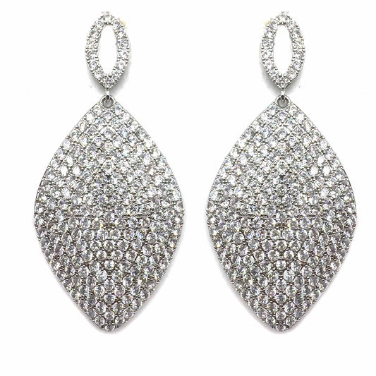 Palestro Milano Orecchini Rombo di pavè