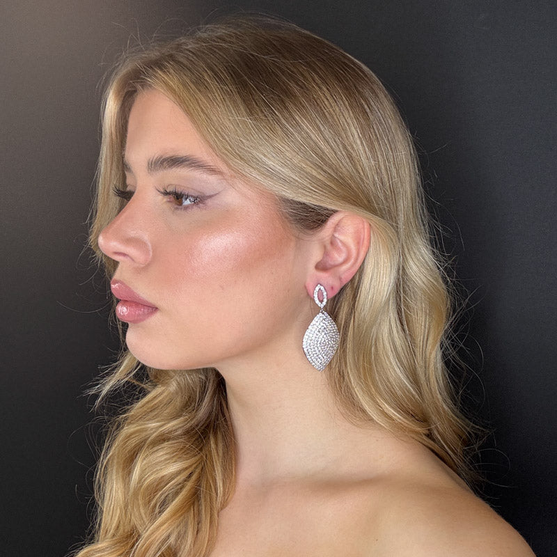 Palestro Milano Orecchini Rombo di pavè