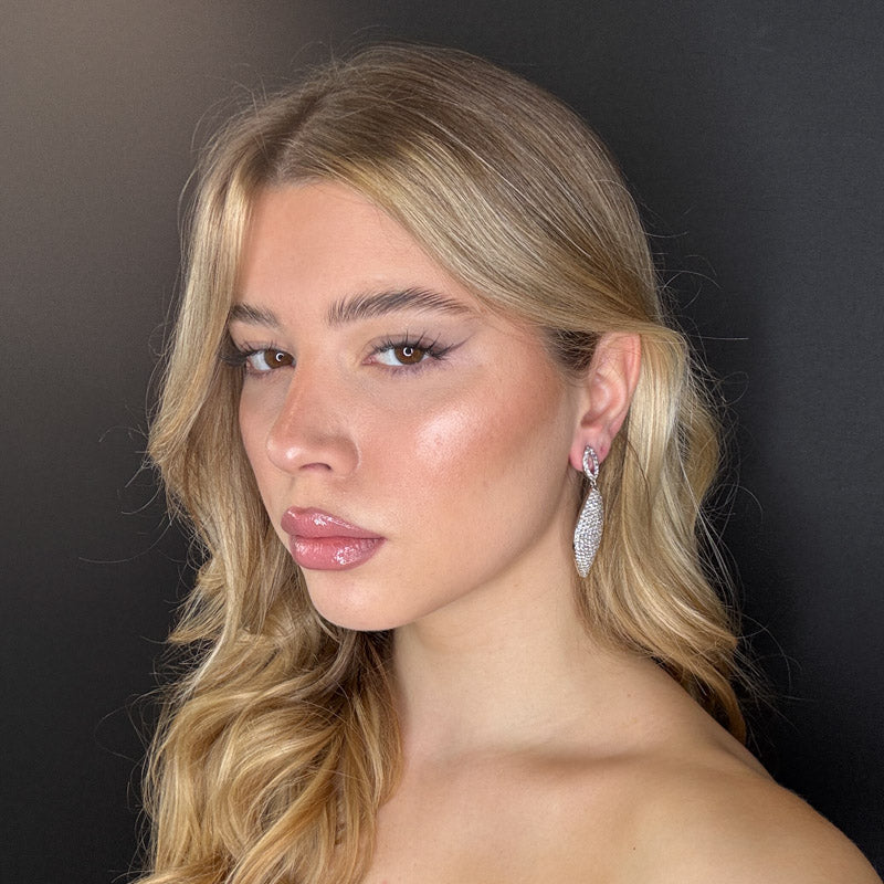 Palestro Milano Orecchini Rombo di pavè