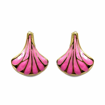 Palestro Milano Orecchini Rosa Conchiglie Perlate