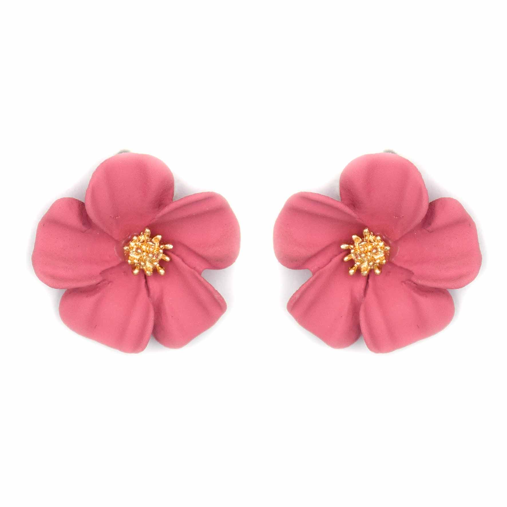 Palestro Milano Orecchini Rosa Fiorellini soft touch