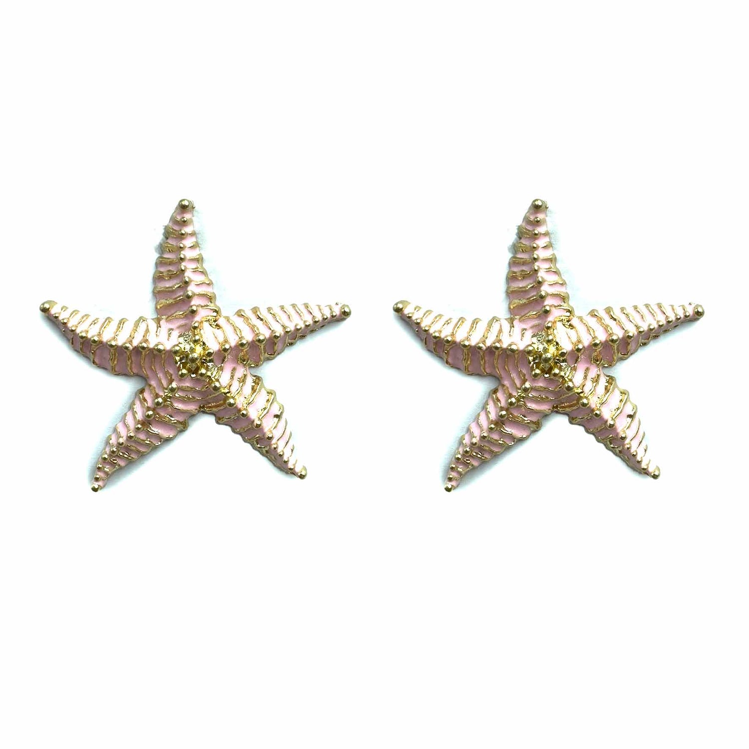 Palestro Milano Orecchini Rosa Stelle marine Zanzibar
