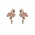 Palestro Milano Orecchini Rose gold Baby flamingos