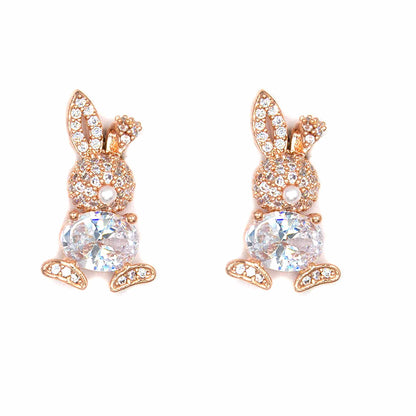 Palestro Milano Orecchini Rose Gold Mini Bunny