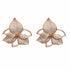 Palestro Milano Orecchini Rose Gold Orchidea di pavè