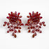 Palestro Milano Orecchini Rosso Brillante Trionfo di Perline - NEW