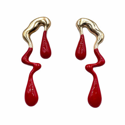 Palestro Milano Orecchini Rosso Dalì - New Colors 2024