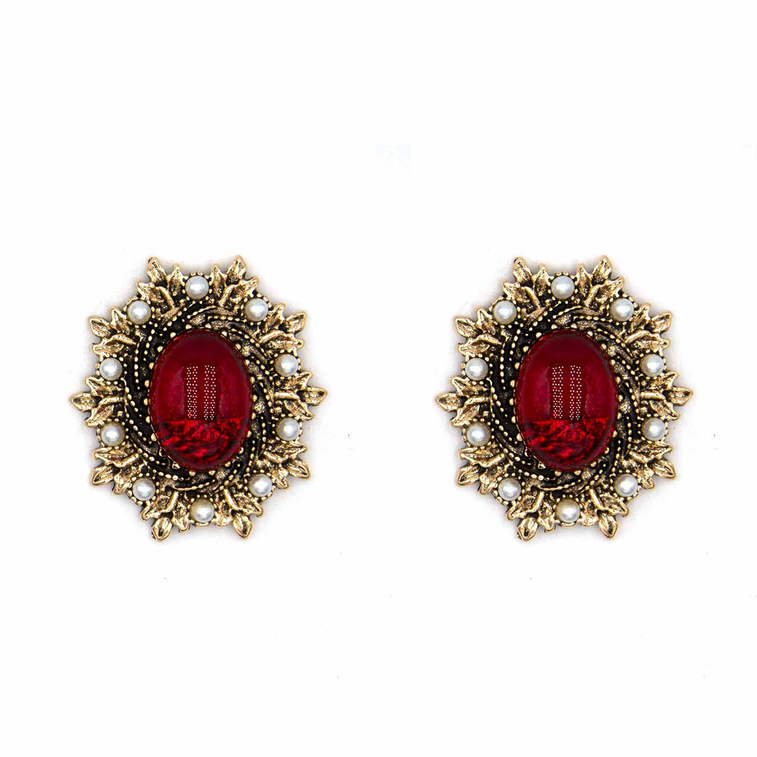 Palestro Milano Orecchini Rosso Dama Vintage