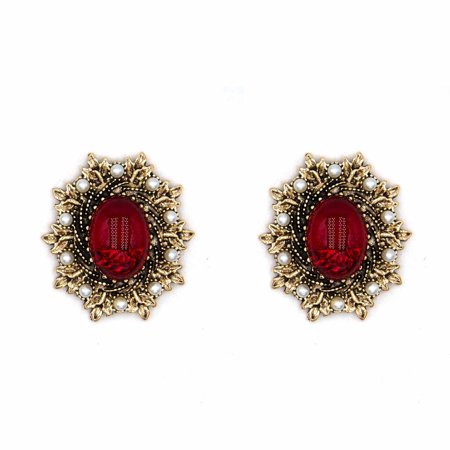 Palestro Milano Orecchini Rosso Dama Vintage