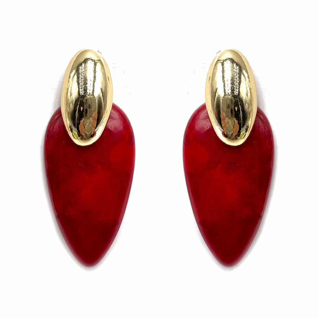 Palestro Milano Orecchini Rosso Fiona