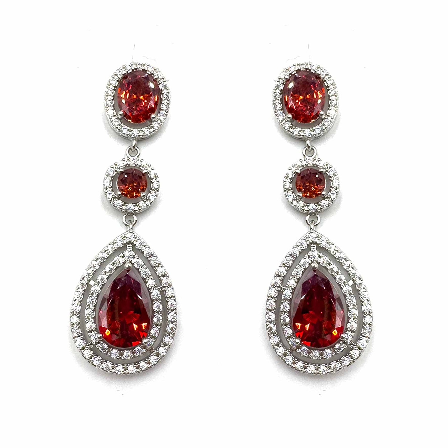 Palestro Milano Orecchini Rosso Kelly