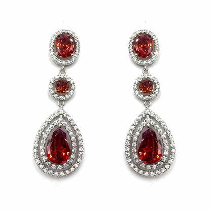 Palestro Milano Orecchini Rosso Kelly