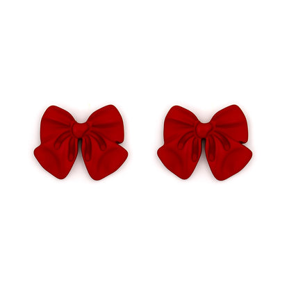 Palestro Milano Orecchini Rosso Mini Fiocchi