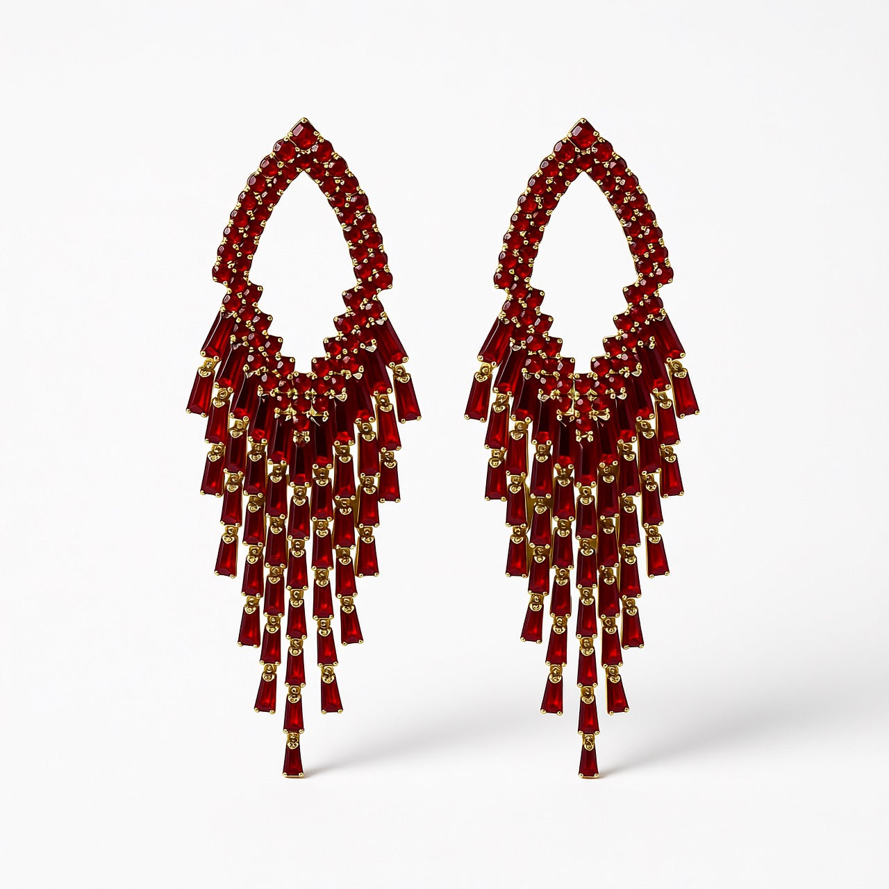 Palestro Milano Orecchini Rosso Vega