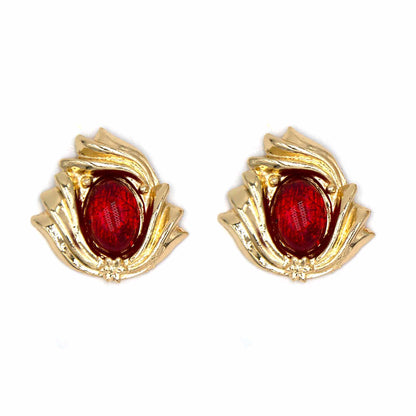 Palestro Milano Orecchini Rosso Vintage
