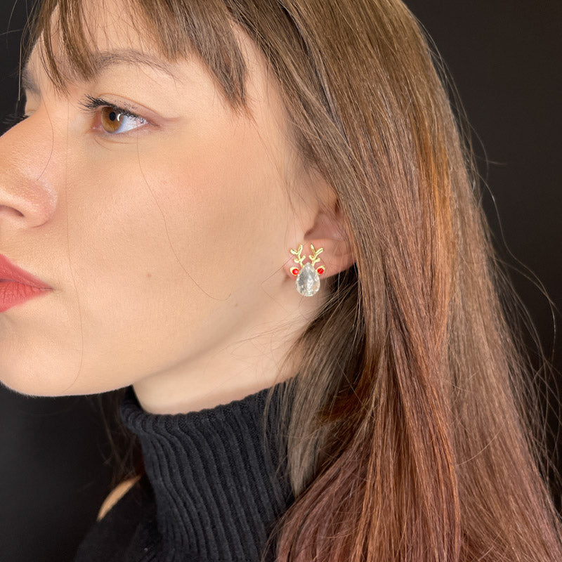 Palestro Milano Orecchini Rudolph cristallo