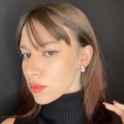 Palestro Milano Orecchini Rudolph cristallo