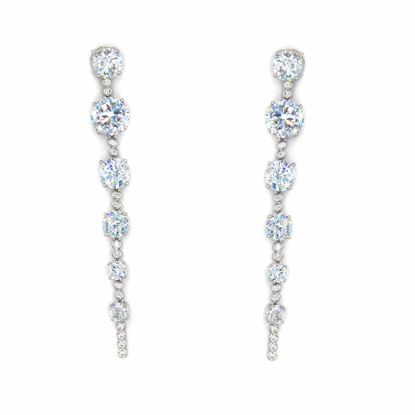 Palestro Milano Orecchini Scia di Zirconi