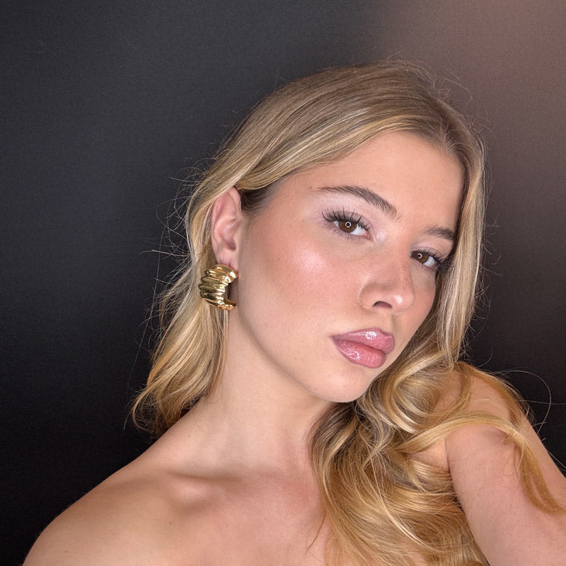 Palestro Milano Orecchini Semicerchi zigzag