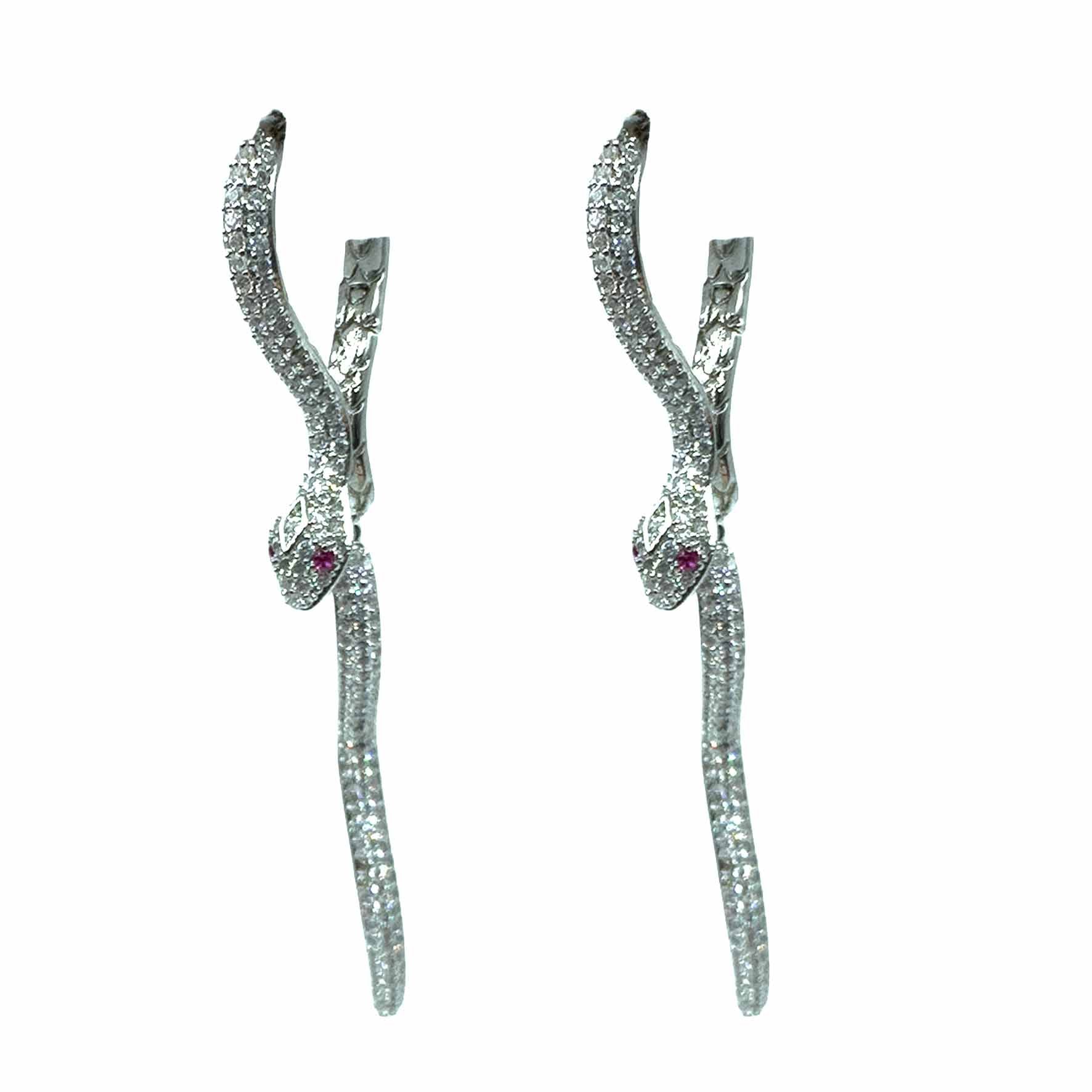 Palestro Milano Orecchini Serpente di Pavè