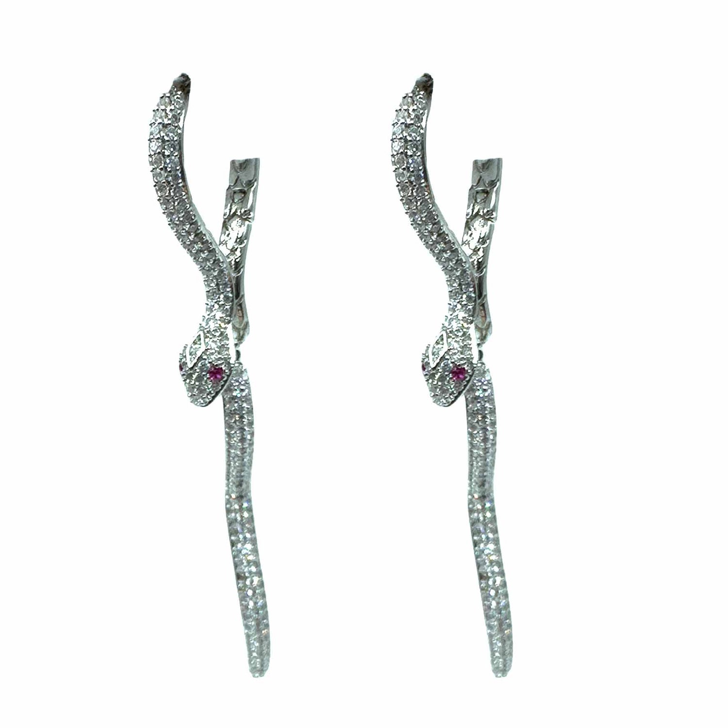 Palestro Milano Orecchini Serpente di Pavè