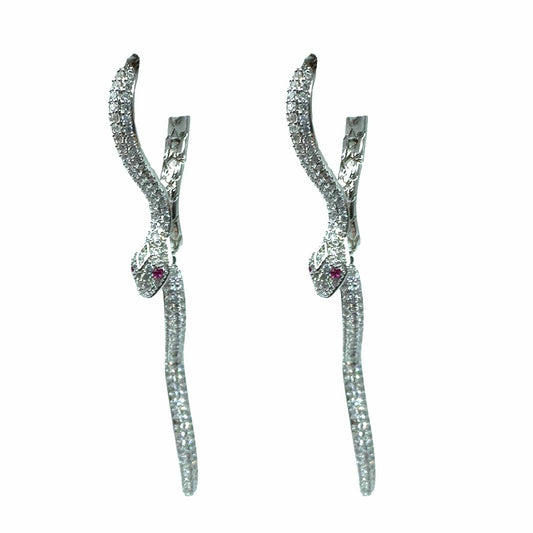 Palestro Milano Orecchini Serpente di Pavè