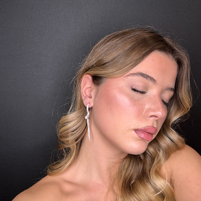 Palestro Milano Orecchini Serpente di Pavè