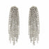 Palestro Milano Orecchini Silver Cascata di Zirconi