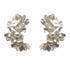 Palestro Milano Orecchini Silver Cerchi di Fiori con perline