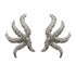 Palestro Milano Orecchini Silver Corallo di zirconi