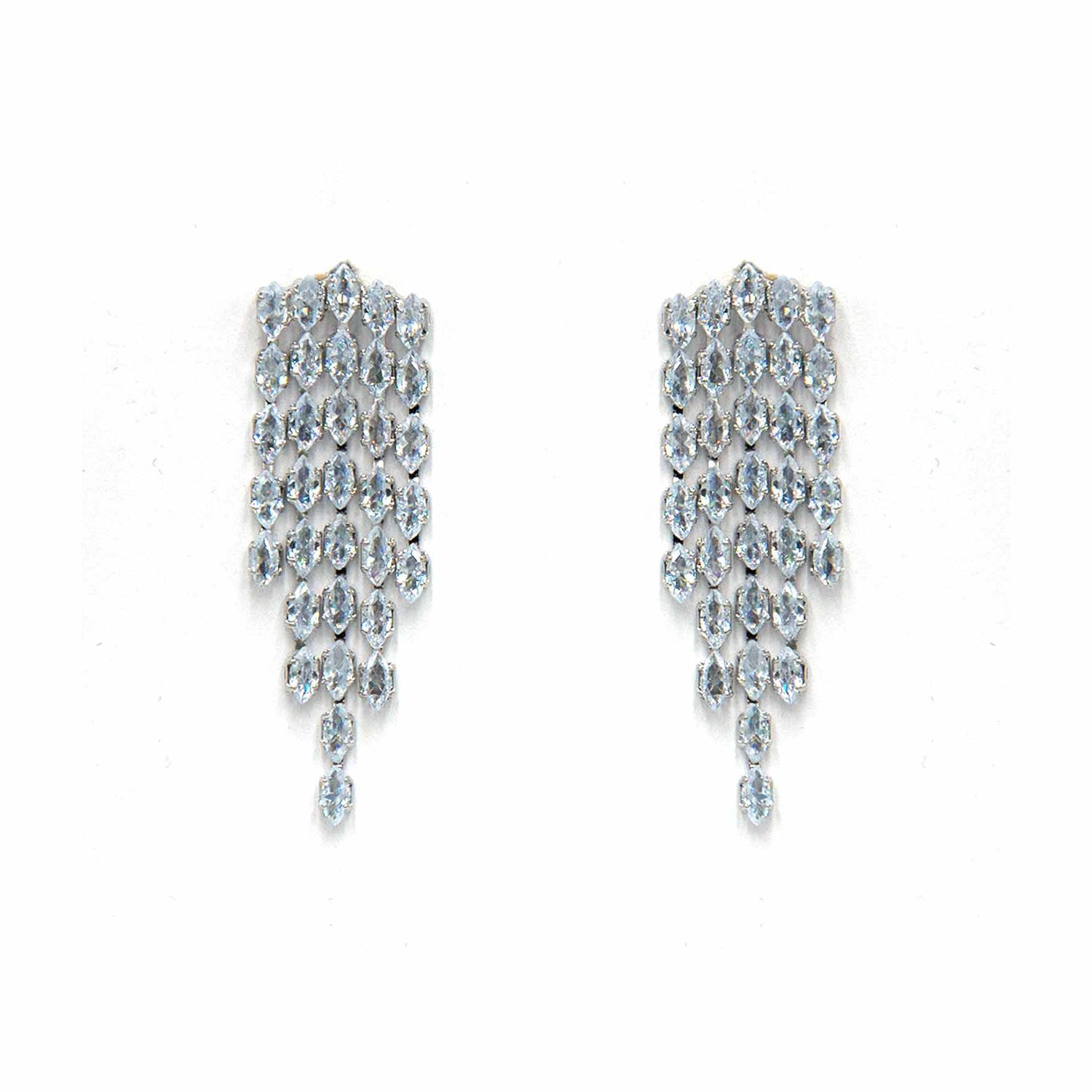 Palestro Milano Orecchini Silver Cristallo