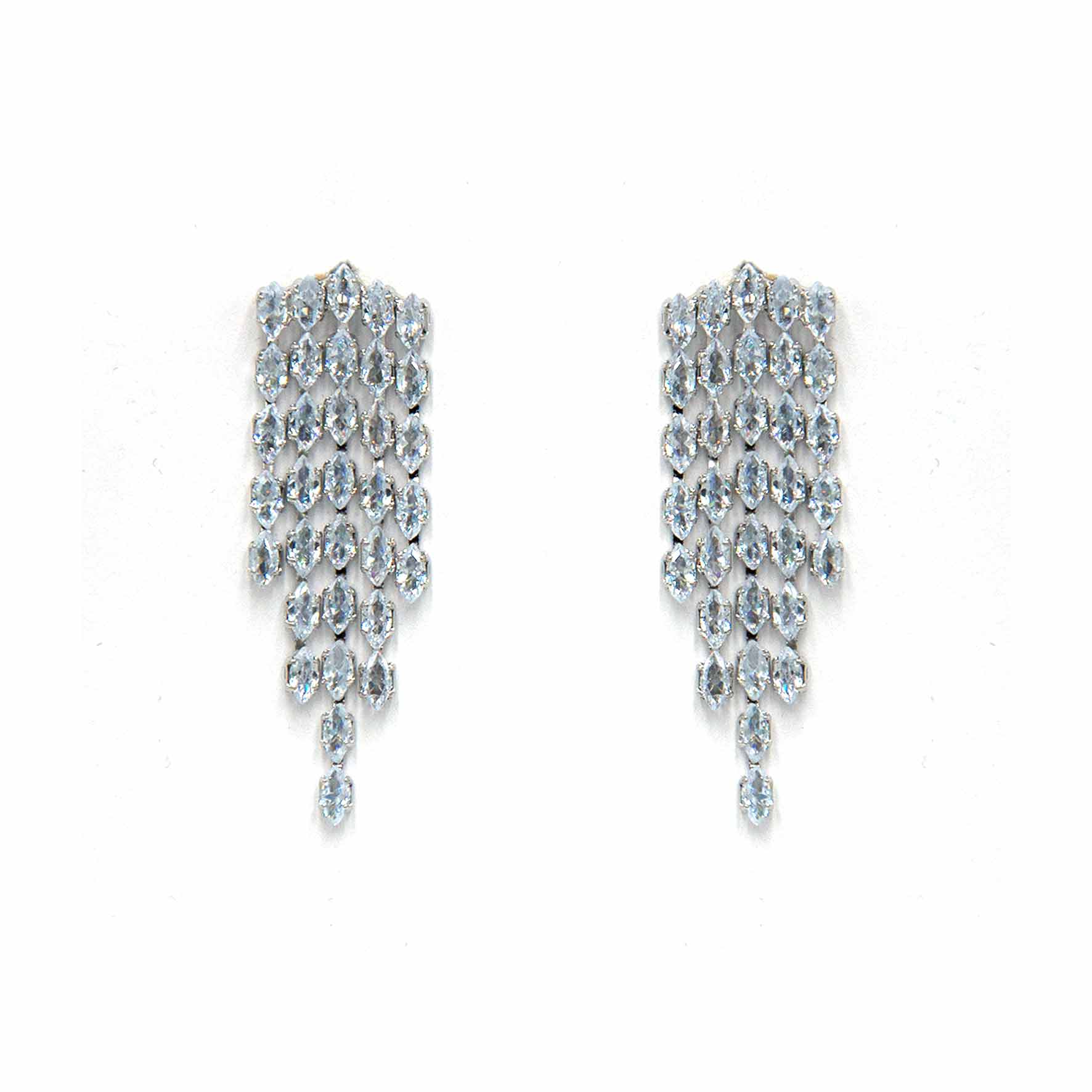 Palestro Milano Orecchini Silver Cristallo