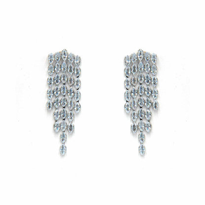 Palestro Milano Orecchini Silver Cristallo