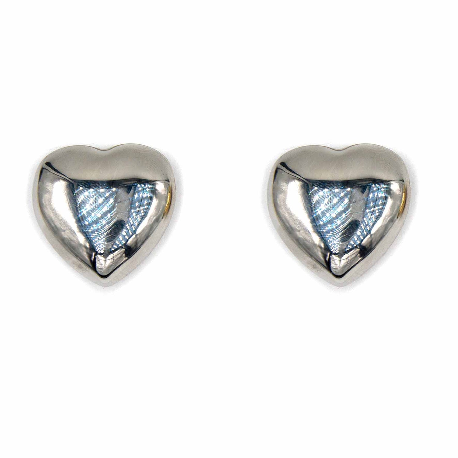 Palestro Milano Orecchini Silver Cuore Big
