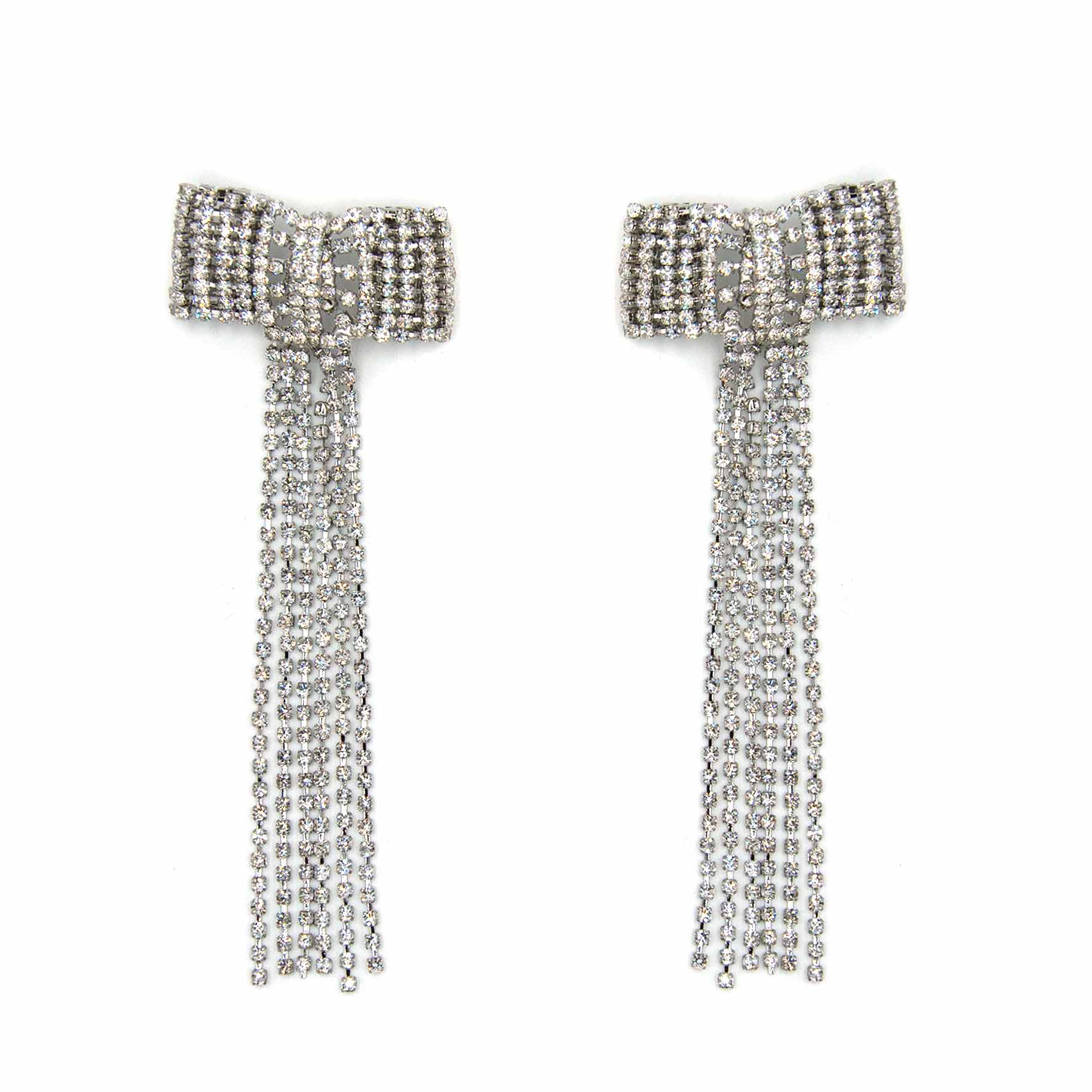 Palestro Milano Orecchini Silver Fiocco a cascata