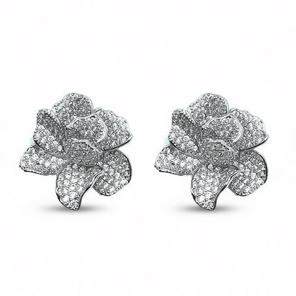 Palestro Milano Orecchini Silver Fior di Gemme