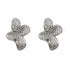 Palestro Milano Orecchini Silver Fiorellini di pavè