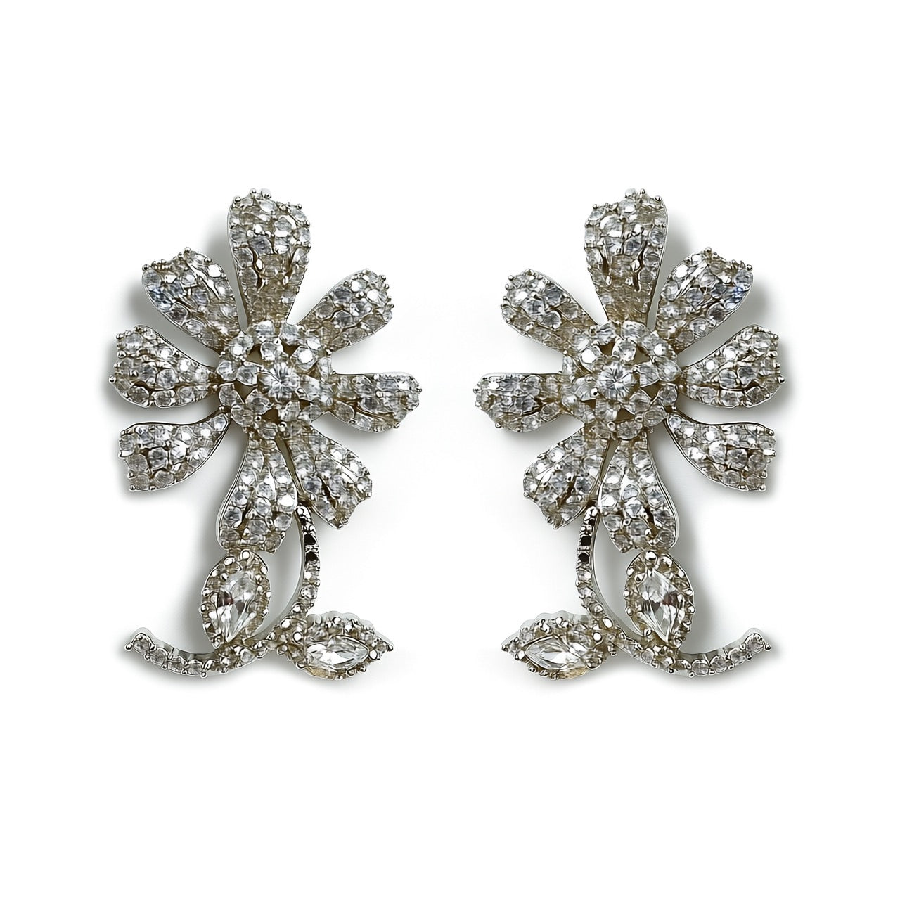 Palestro Milano Orecchini Silver Fiorellino del prato