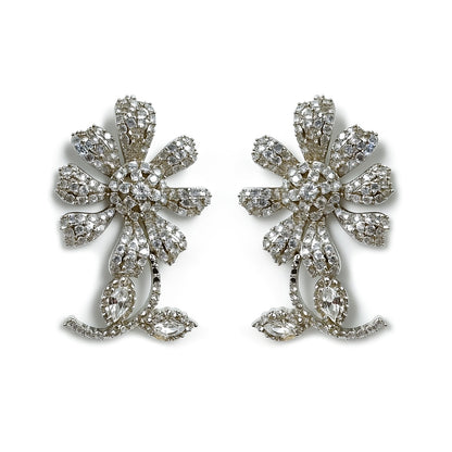 Palestro Milano Orecchini Silver Fiorellino del prato