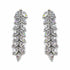 Palestro Milano Orecchini Silver Foglioline sfumate