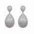 Palestro Milano Orecchini Silver Goccia di pavè