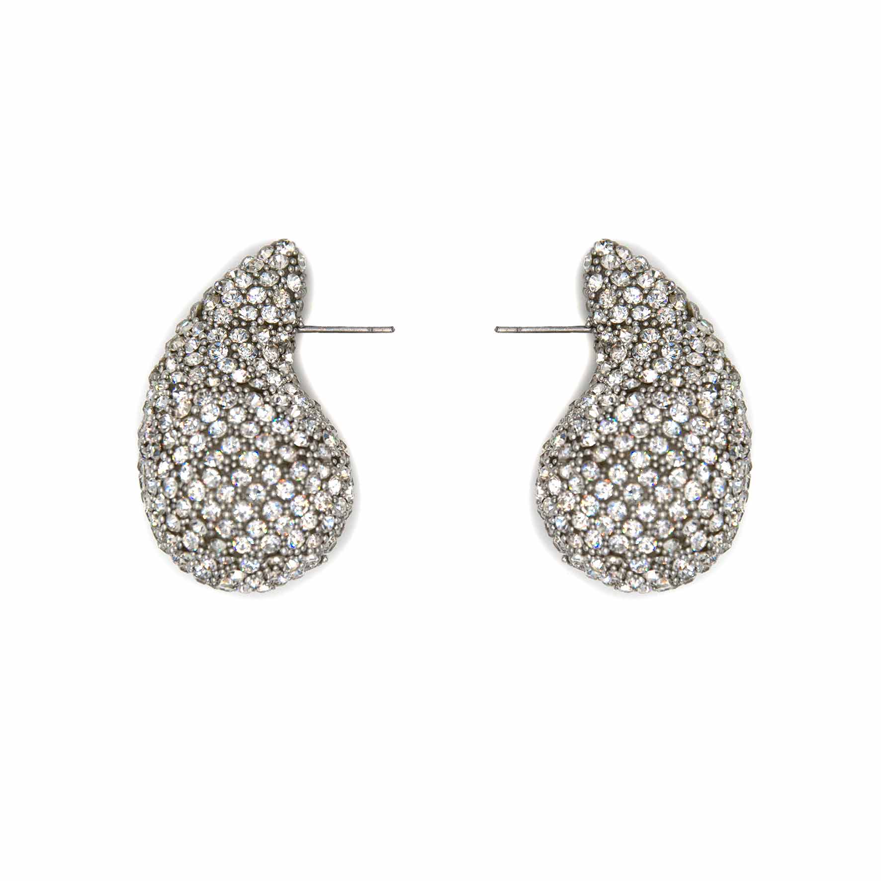 Palestro Milano Orecchini Silver Goccia di zirconi
