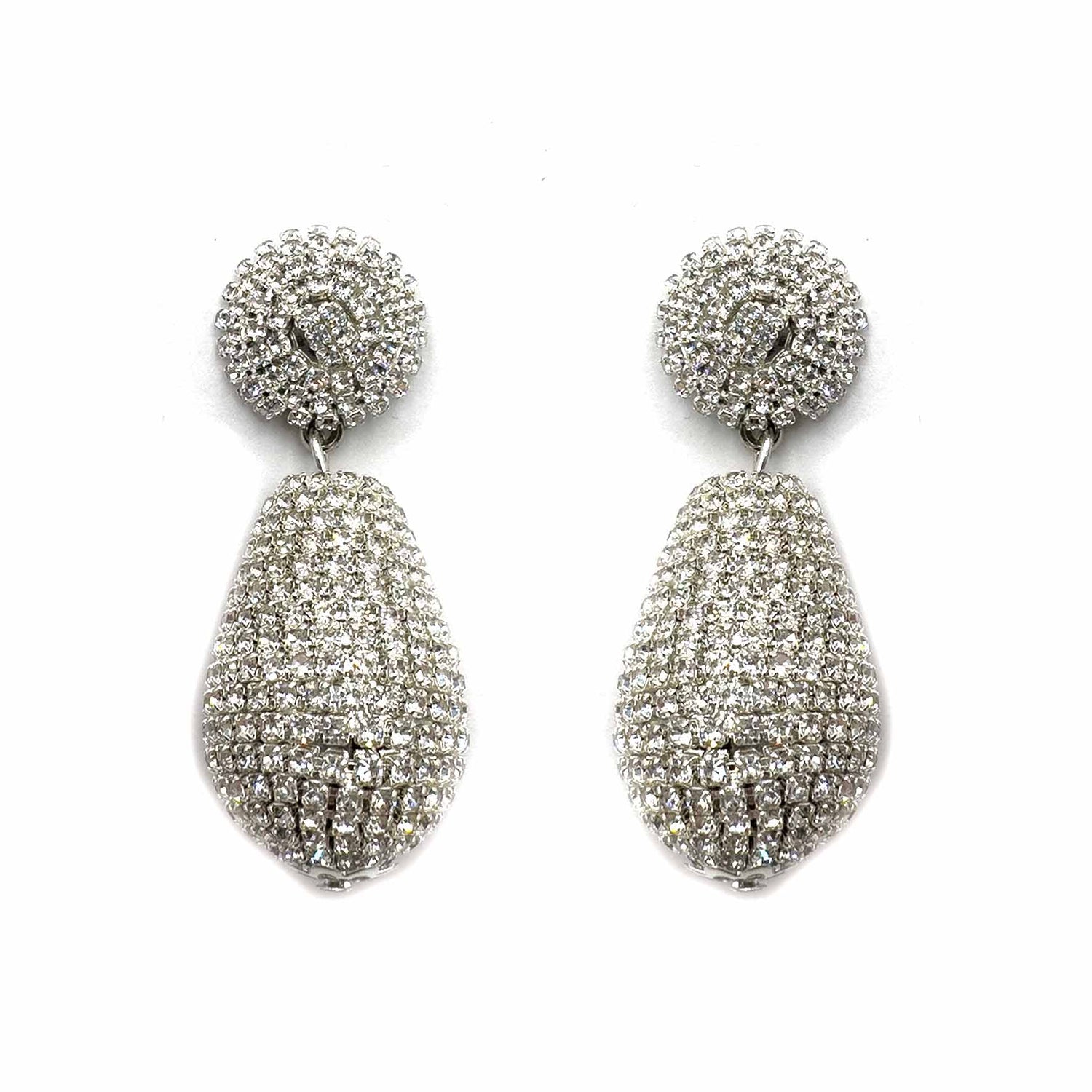 Palestro Milano Orecchini Silver Goccia Luminosa
