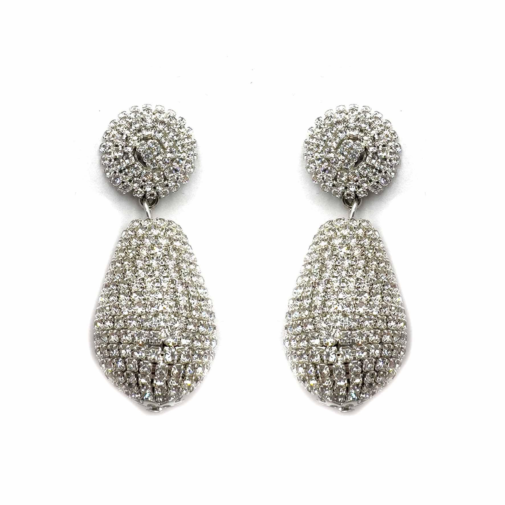 Palestro Milano Orecchini Silver Goccia Luminosa