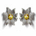 Palestro Milano Orecchini Silver Lily di pavè
